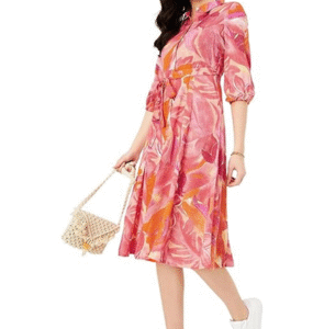 Max Women's Fit and Flare Knee Length Dress